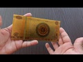 Cédula Nota Souvenir de BTC bitcoin