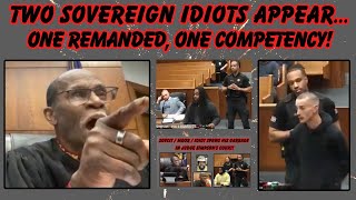 TWO SOVEREIGN IDIOTS APPEAR BEFORE JUDGE SIMPSON..ONE REMANDED & ONE COMPETENCY!  #sovereign #court