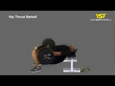 Hip Thrust Barbell Exercise