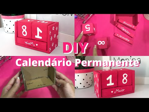 Vídeo: Como fazer um calendário? Opções de calendário DIY