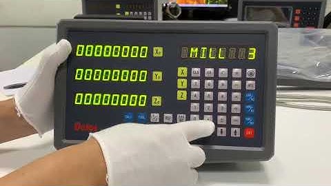 How to set the lathe #DRO function