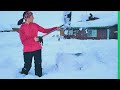 WINTER IN ALASKA | Dealing with 60" of Snow at Our Off Grid Property!