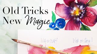 Watercolor Techniques for Beginners  Wet on Wet vs Wet on Dry