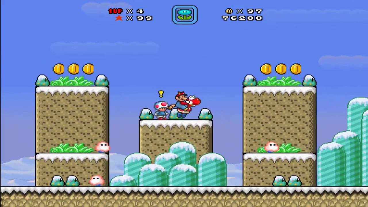 Sarasaland Adventure v4.0 (SMBX) - Frigid Fields (5-1; both exits)