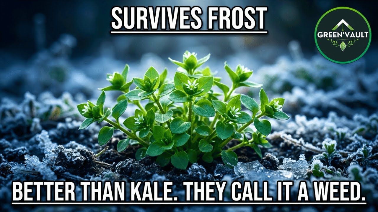 Better Than Lettuce, Spinach & Kale Combined. Survives Frost. That’s Why It’s a Weed