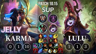 AF Jelly Karma vs Lulu Sup - KR Patch 10.15