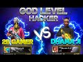 Global Top 1 Hacker"Dharma Ji😡" VS Clash Squad King 2B Gamer-Garena Freefire