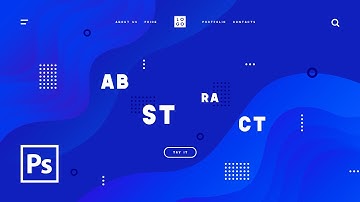 How to Design Abstract Modern Background for Crypto NFT Website in Photoshop | Tutorial