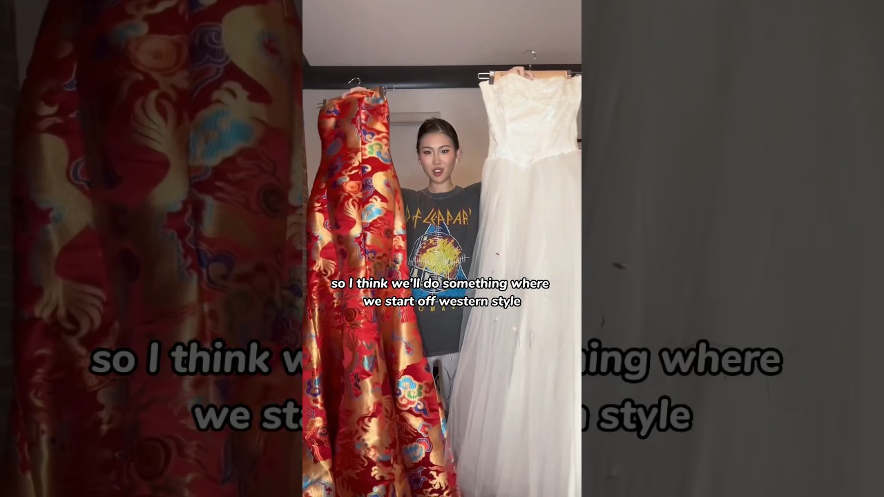 Eastern vs. Western Wedding Dress Transition BTS 