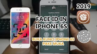 FACE ID IPHONE SE 6 6S - BUKA KUNCI PAKE MUKA ( tweak )
