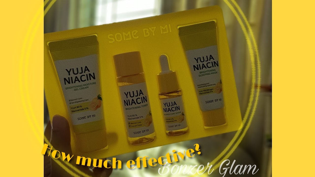 Night Skin Care with Some By Mi Yuja Niacin Trial kit