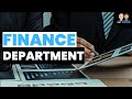 What does a finance department do