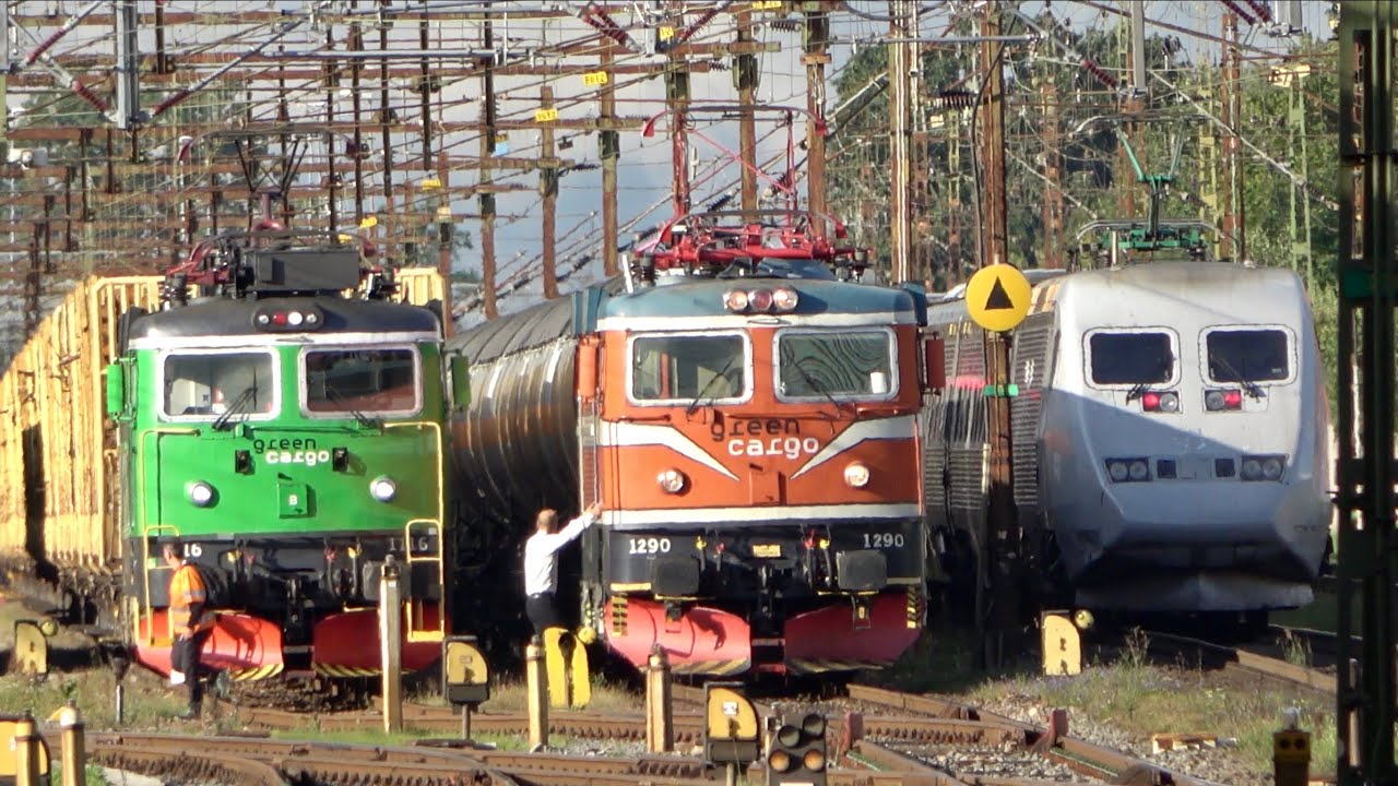 Tåg i Hässleholm Augusti 2020