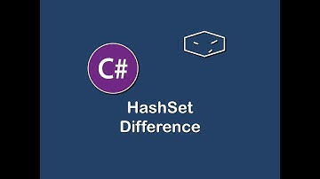 difference hashsets in c#