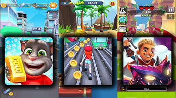 Bus Rush 2 Vs Talking Tom Gold Run Vs Blades Of Brim - Endless Run Game Play Android / iOS