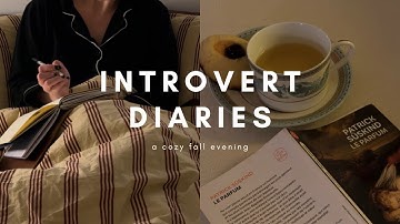 vlog | introvert diaries: a cozy fall evening at home