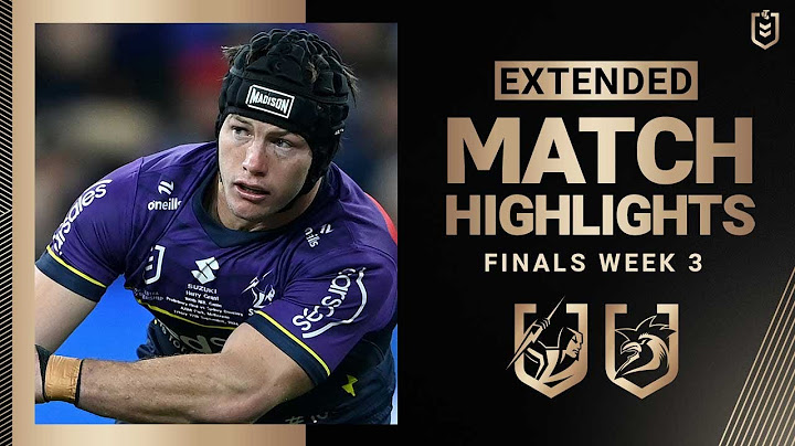 NRL 2024 | Storm v Roosters | Extended Match Highlights