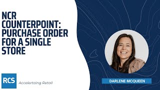 NCR Counterpoint: Purchase Order for a Single Store