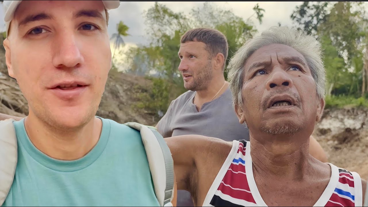 OUR BAKHOE DRIVER IS HAPPY WITH OUR LAND PROJECT! A LOT OF WORK AHEAD!