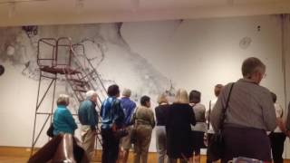 Jean Larson: Permanence and Impermanence
Time lapse video of Jean Larson creating and taking down the mural she created in our MacFarlane Gallery during her solo exhibition from 9/18/16 - 4/2/17. Jean Larson: Permanence and Impermanence