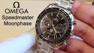 Omega Speedmaster Moonphase ( Review ) - مراجعة ساعة اوميجا سبيدماستر منازل القمر