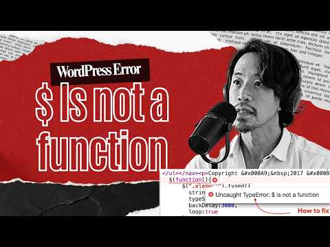 $ is not a function error solved|there has been a critical error on this website|WordPress error #sk