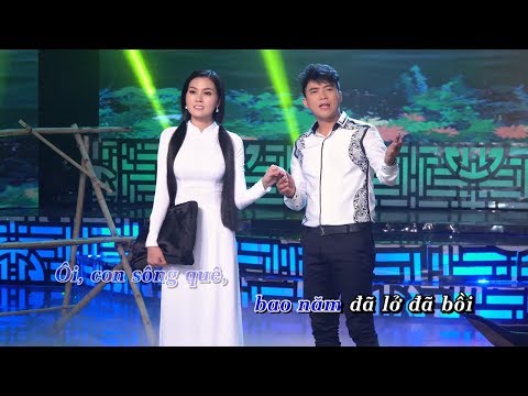 Karaoke | Sông Quê - Hoa Hậu Kim Thoa u0026 Lê Sang