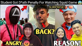 Student Got D*ath Penalty For Watching Squid Game 😱 MRB,Savya &Savya? James Shrestha Back?- Zalan