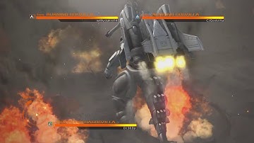GODZILLA Ps4 online battles: Super MechaGodzilla vs 2 Burning Godzillas