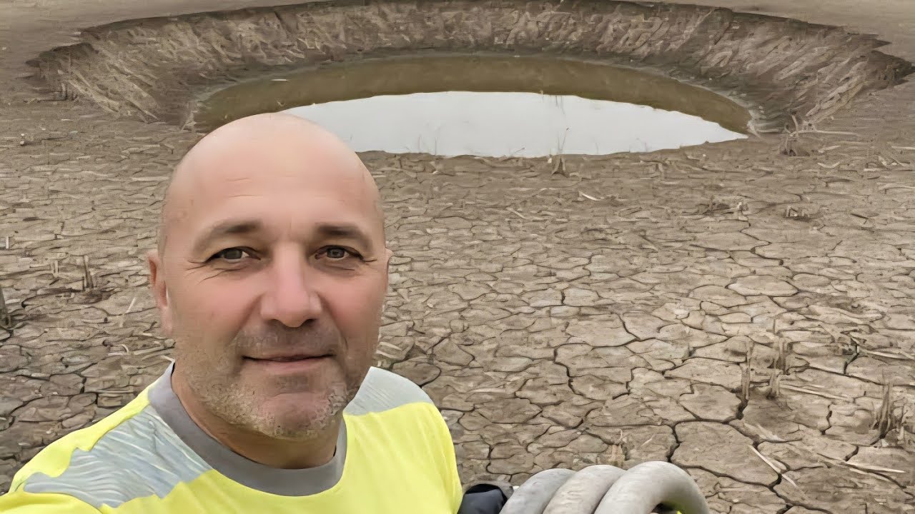 Namuose nuleidžiu kūdrą ir tvirtinu nučiuožusi krantą,1 dalis.