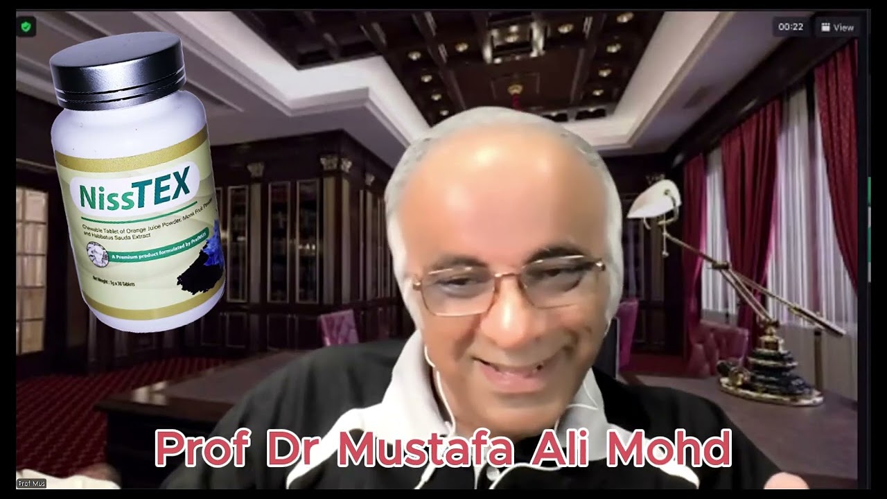 Talk by ProfMUS on Nisstex Series 1 Part 2. THE WONDERS OF BLACK SEED PRODUCT, NISSTEX.