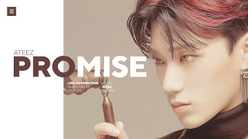 ATEEZ - Promise Line Distribution (Color Coded) | D-1 ONE TO ALL