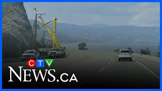 Highway reopens giving new perspective on wildfire destruction