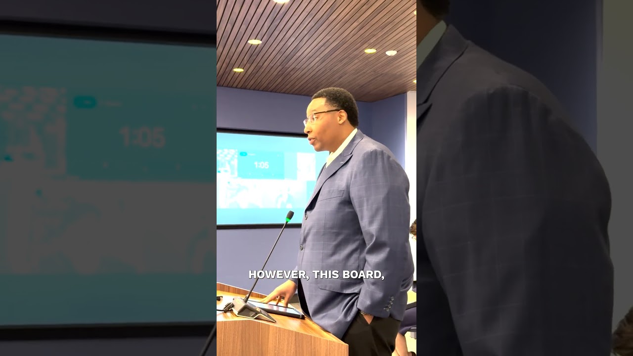 Alderman Jason Ervin at CPS BOE March 14, 2025