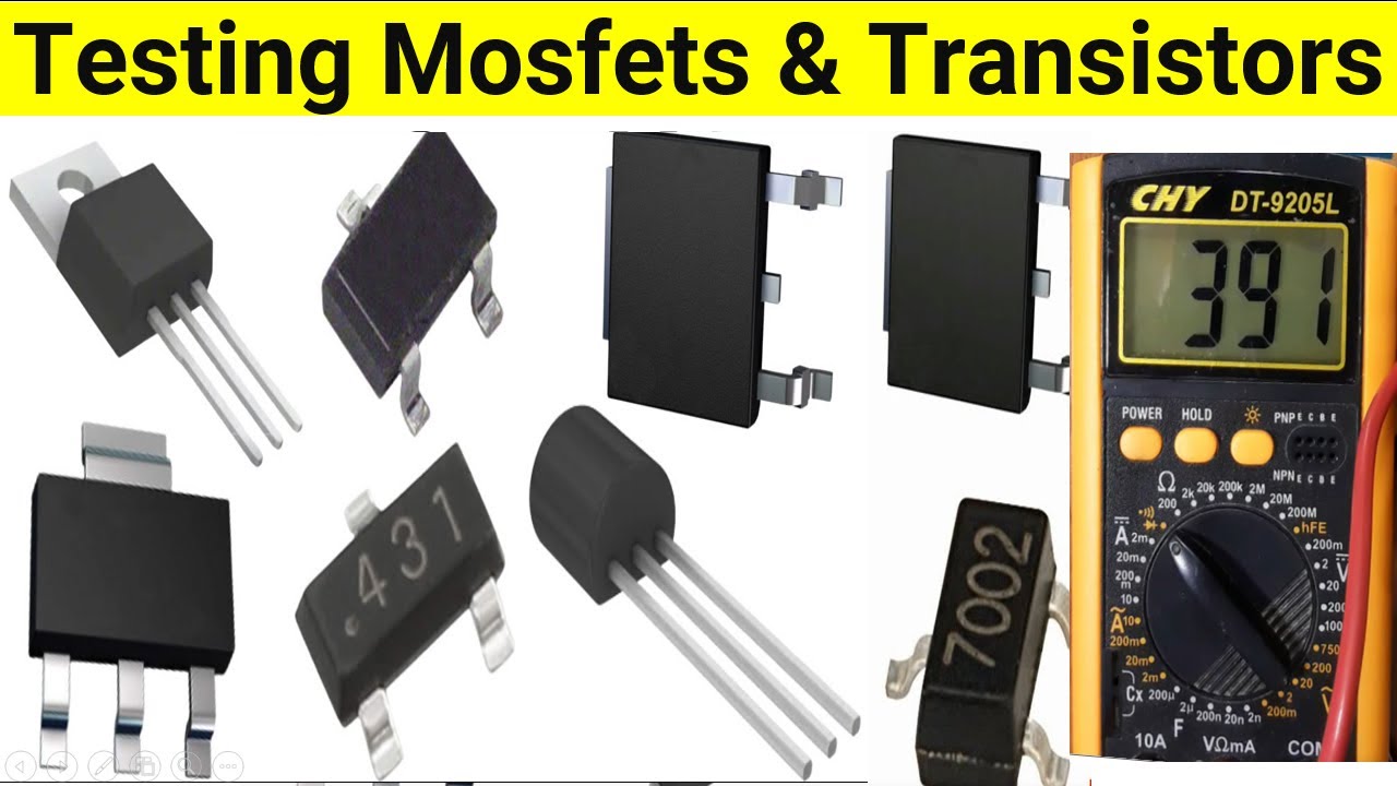 How to test MOSFET and Transistors in circuit board using multimeter ...