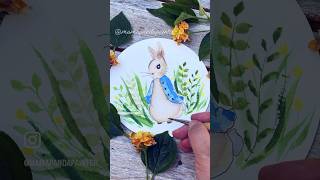 Peter Rabbit painting   #watercolortutorial #watercolorart  #easterbunny #easycard #cardmaking #art