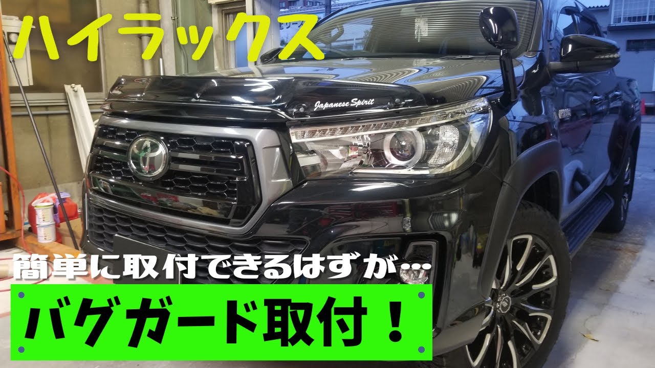 ハイラックス 車 バグガード EGR イージーアール バグガード