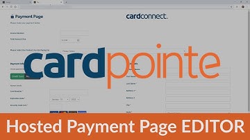 CardPointe Hosted Payment Page EDITOR   Introduction & How to use the drag and drop hosted payment p