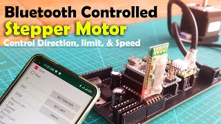 Control Position and Speed of Stepper Motor using Android Bluetooth App, A4988 Driver, & Arduino screenshot 2
