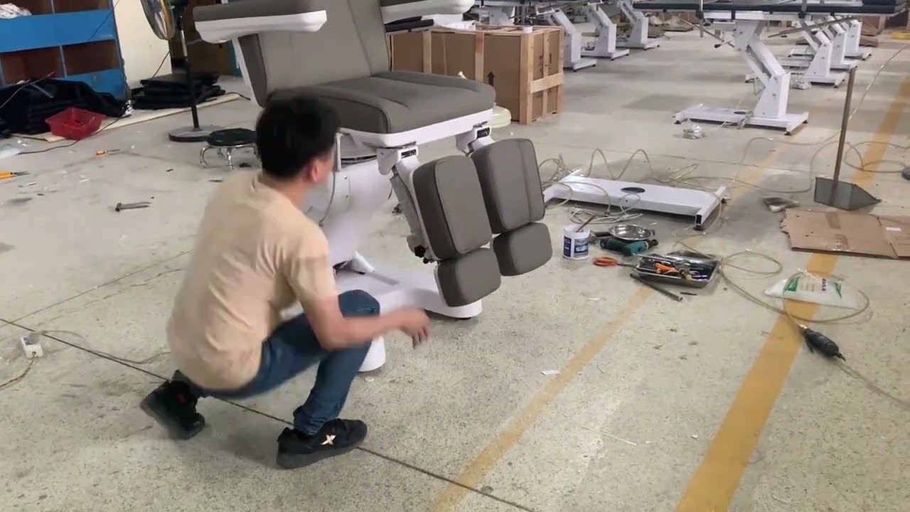 Luxury High Load Bearing 5 Motor Electric Split Leg  Massage Spa Beauty Salon Special Facial Bed