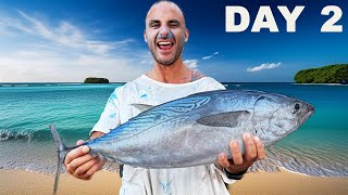 48 Hour Beach Fishing Challenge - Catch & Cook