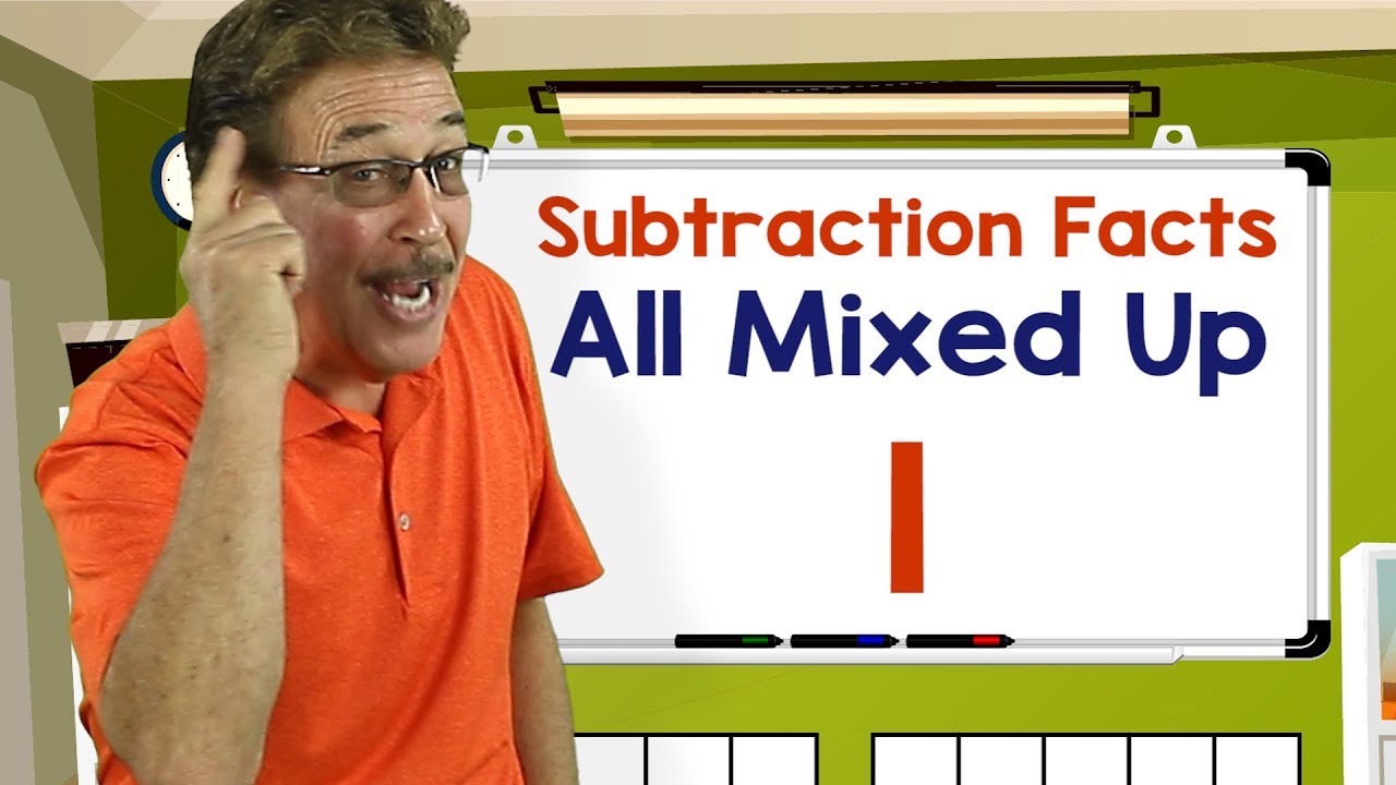 Subtraction Facts All Mixed Up 1 | Math Songs for Kids | Jack Hartmann ...