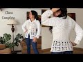 Chaqueta o abrigo a crochet: para todas las tallas 