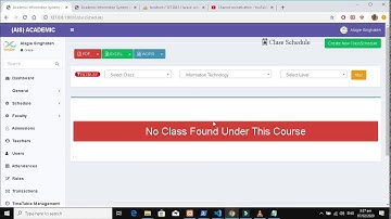 Lravel 6 Student Information System Part 52 (Project Overview) with modules Step by Step