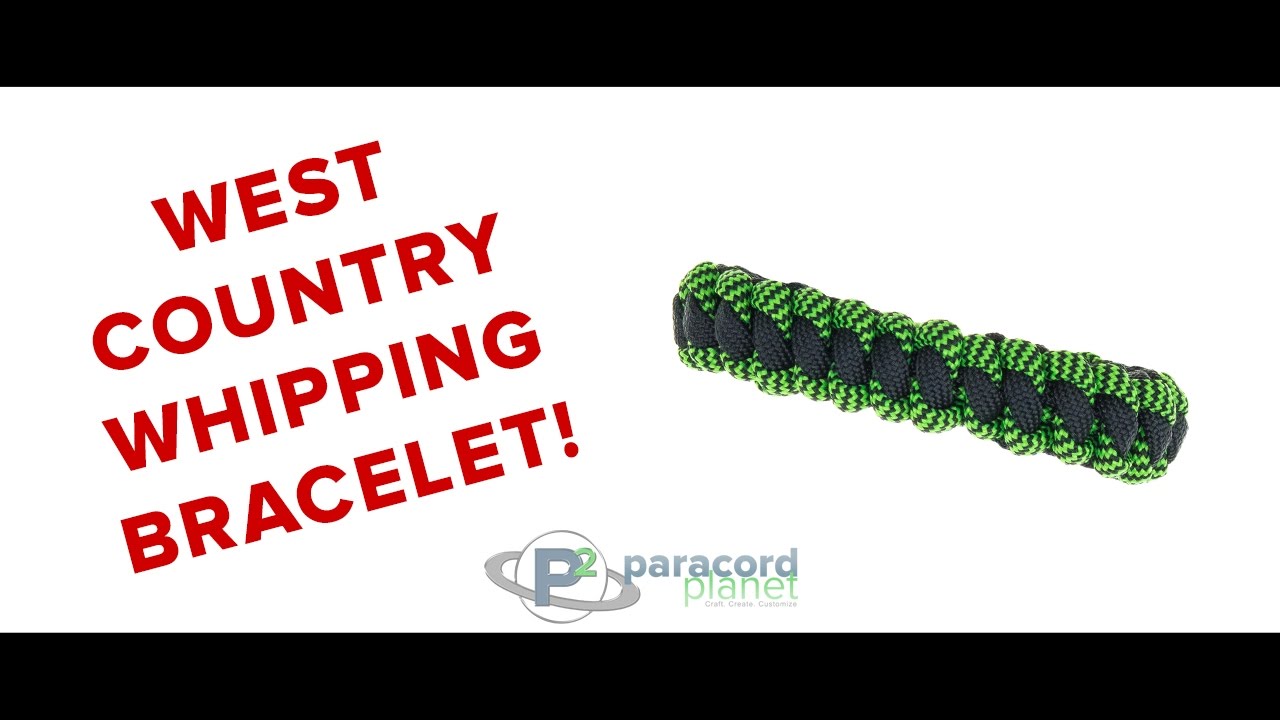 Paracord Tutorial West Country Whipping Bracelet YouTube