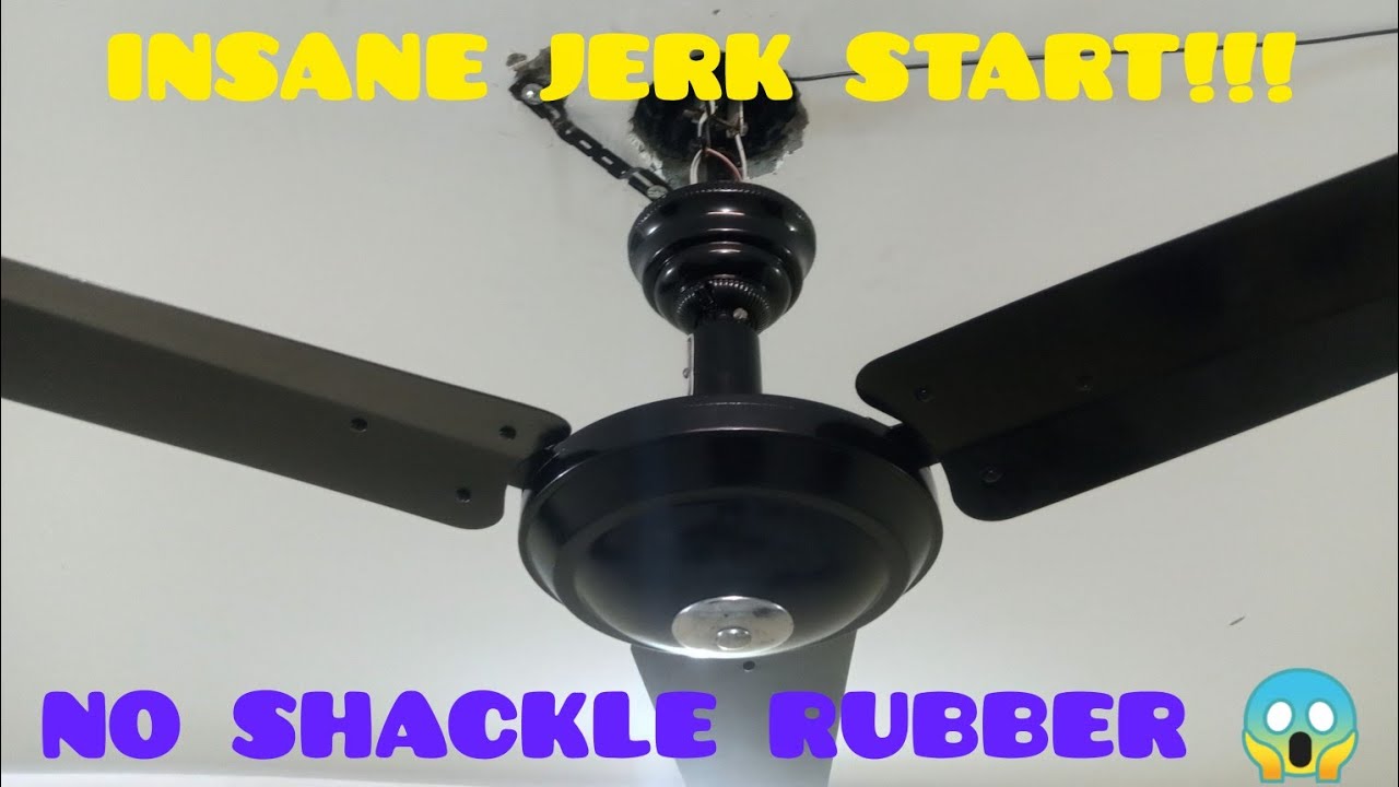 ⭐ Безумный рывок! Потолочный вентилятор без резиновых хомутов (реальный эксперимент)
