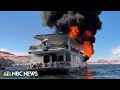 Nearly thirty people escape house boat after it catches fire in Arizona