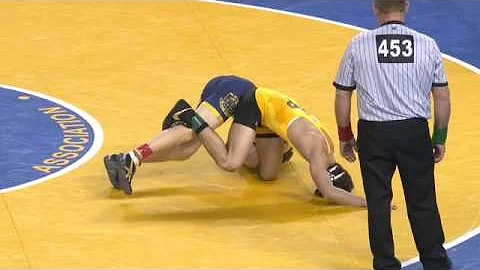 Wrestling Championship final, 126lbs: Patrick DArc...