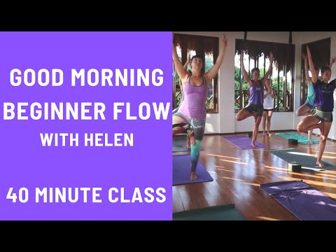 40 Minute Yoga Class - Good Morning Flow Beginner Friendly Vinyasa