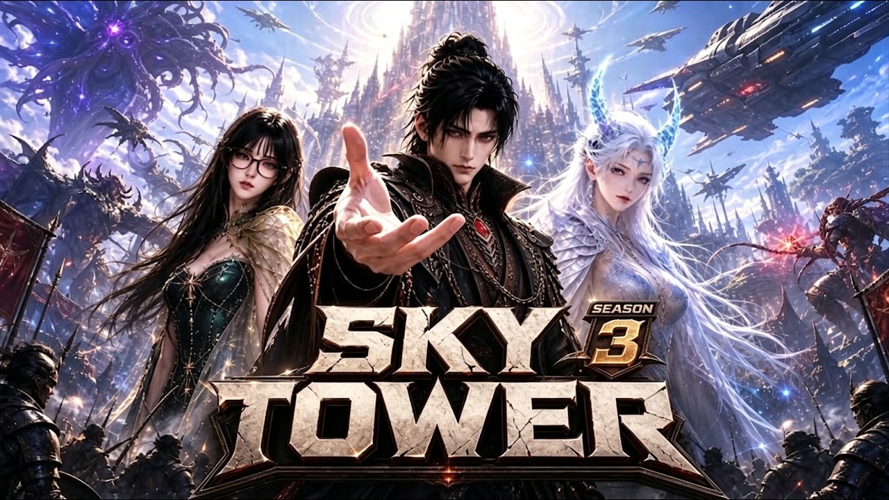 【DUB】Season 3:Built a sky city, entered the nuclear ruins and unlocked the new world throne! #anime